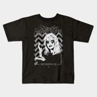 Laura Palmer is Dead, Black Metal, Retro, Vintage Tshirt, Meanwhile, Horror Tshirt, Halloween Sweatshirt, Grunge Distressed Design, Black and white sticker Kids T-Shirt